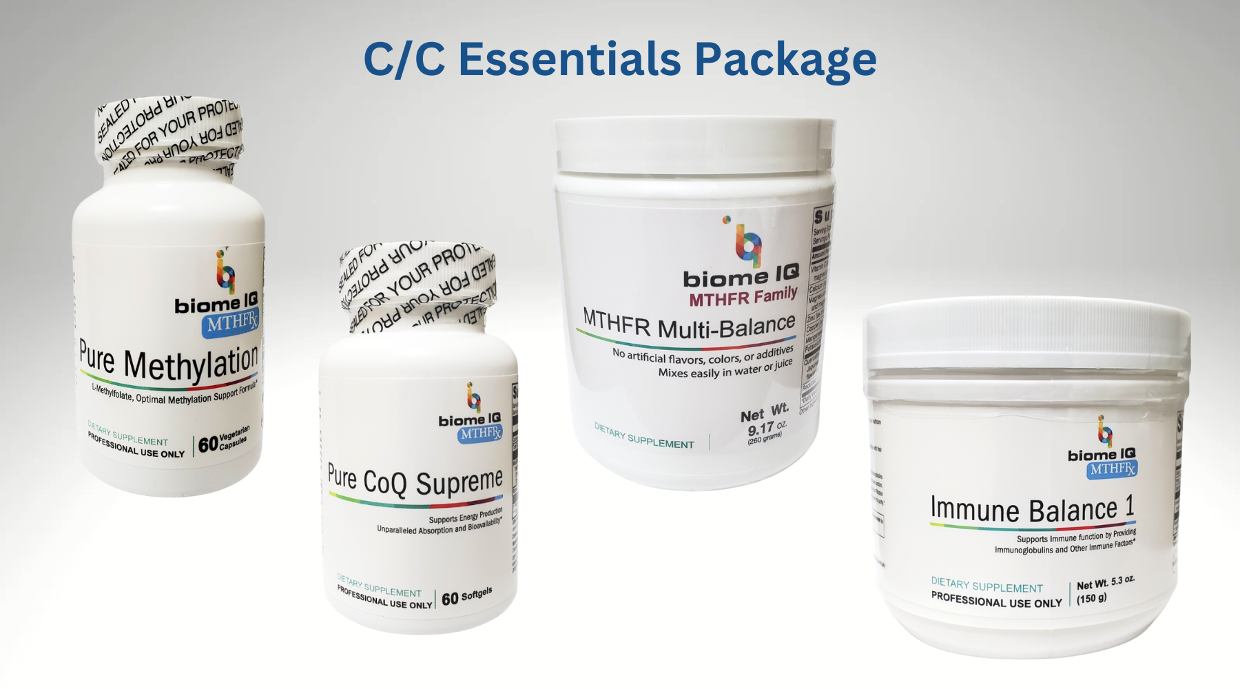 Pacote C/C Essentials (Multi-Balance, PM, P-CoQ-S, IB1) 10% de desconto incluído