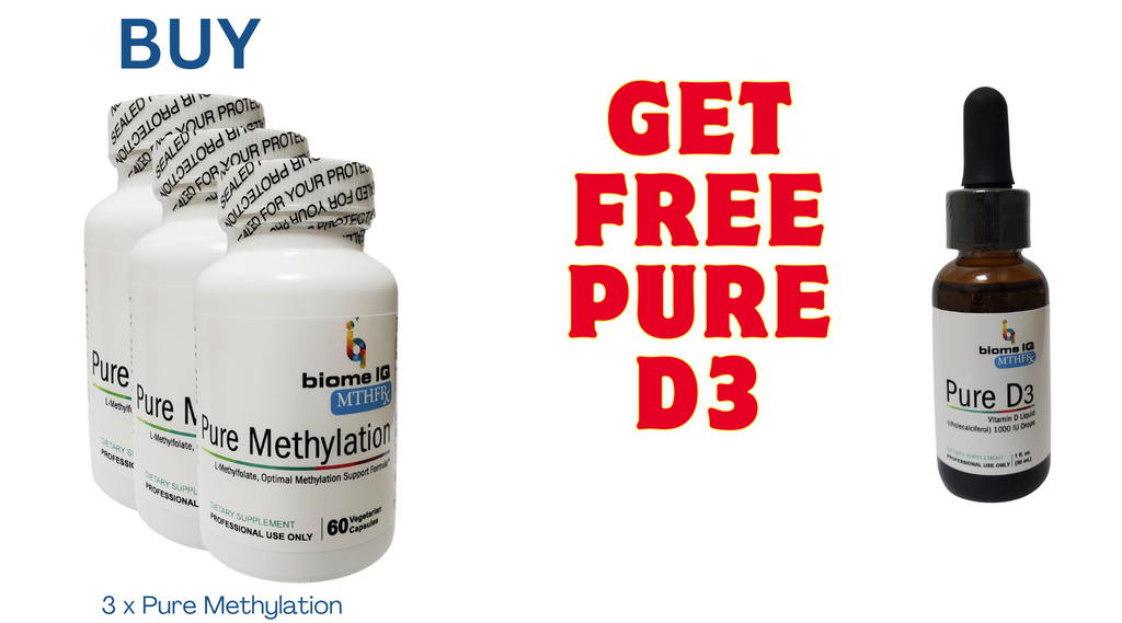 3X Pure Methycaltion e receba PURE D3 GRÁTIS