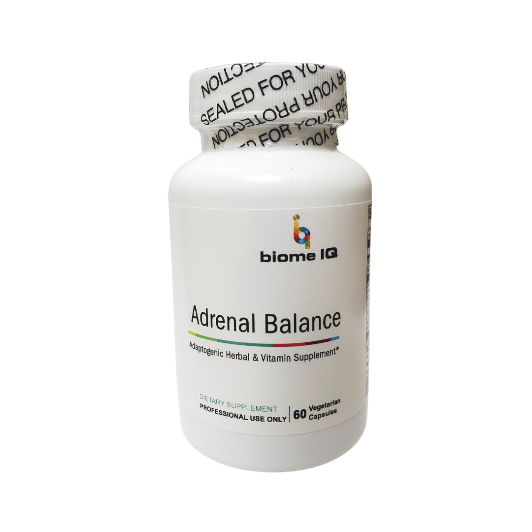 O equilíbrio adrenal é concebido para apoiar o sistema adrenal melhorando a resposta apoptogénica do organismo e apoiando a produção de hormonas adrenais. A fórmula combina ervas apoptogénicas de alta qualidade com vitaminas-chave B que ajudam a gerir a resposta do corpo ao stress e apoiam o funcionamento adequado das supra-renais. A saúde adrenal influencia a função da tiróide. A tiróide depende do Cortisol para funcionar eficientemente. A manutenção da saúde adrenal pode ajudar a melhorar a saúde da tiróide.