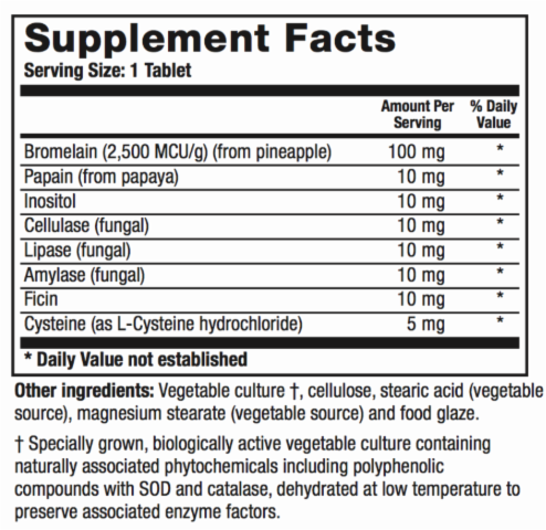 Suplementos BiomeIQ MTHFR - Enzima Digestiva 2